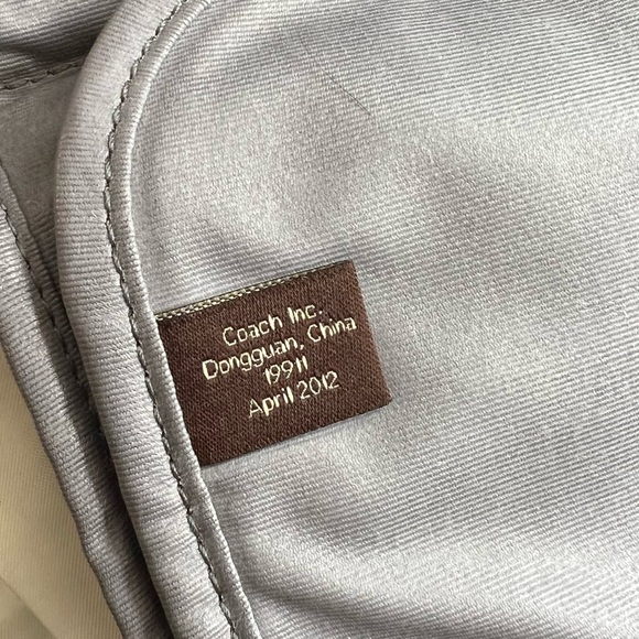 COACH Diaper Bag w / Dust Bag & Changing Mat!! Vintage!!(Rare!!) - Picture 11 of 12